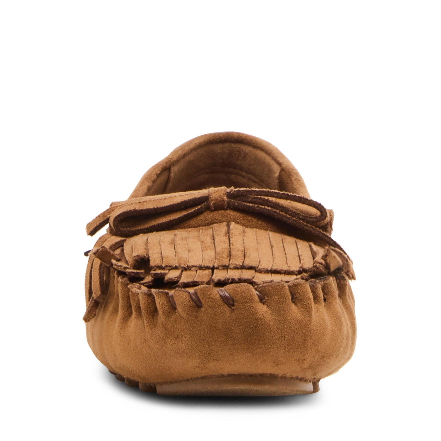Anne Klein Cali Suede Fringe Moccasin Loafer