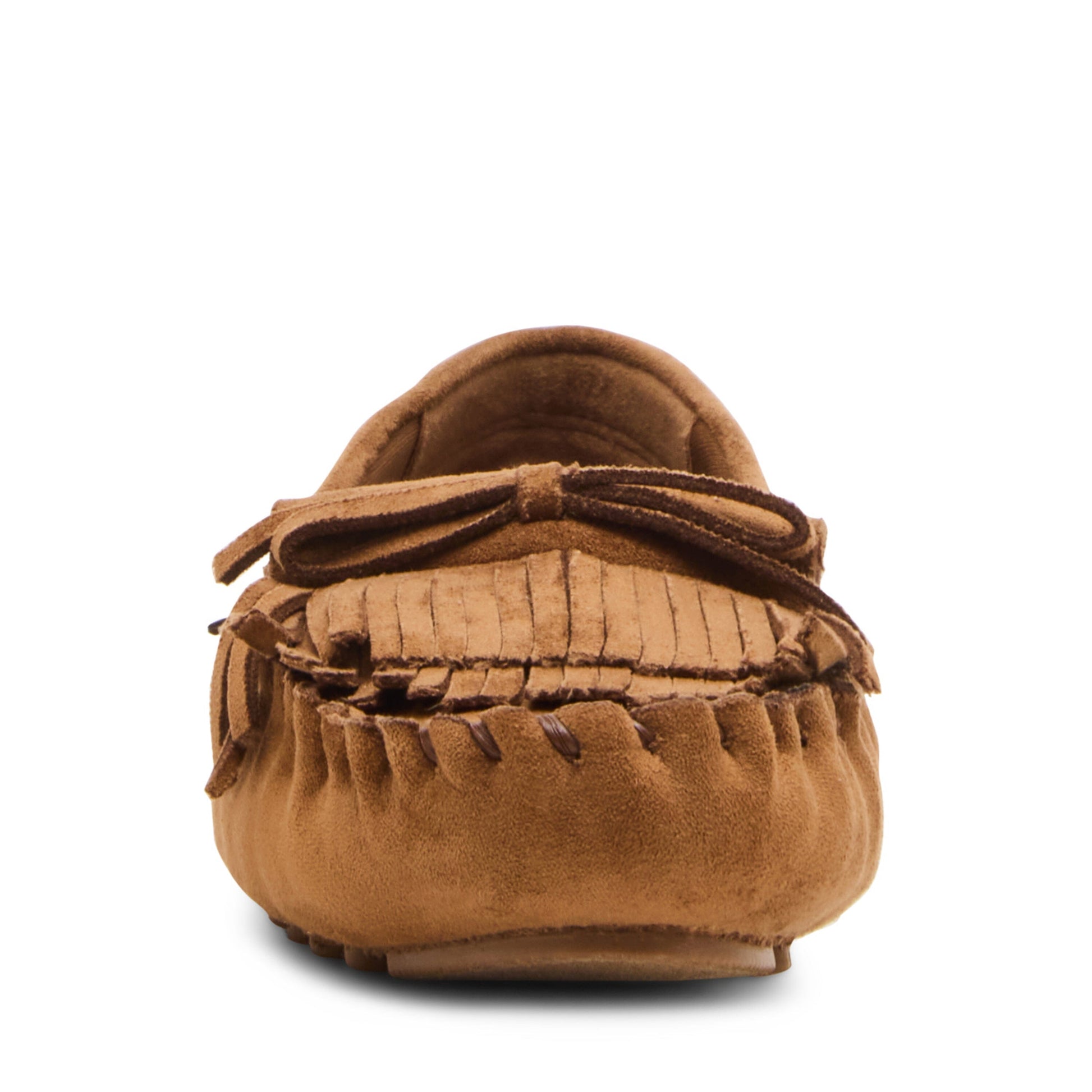 Anne Klein Cali Suede Fringe Moccasin Loafer