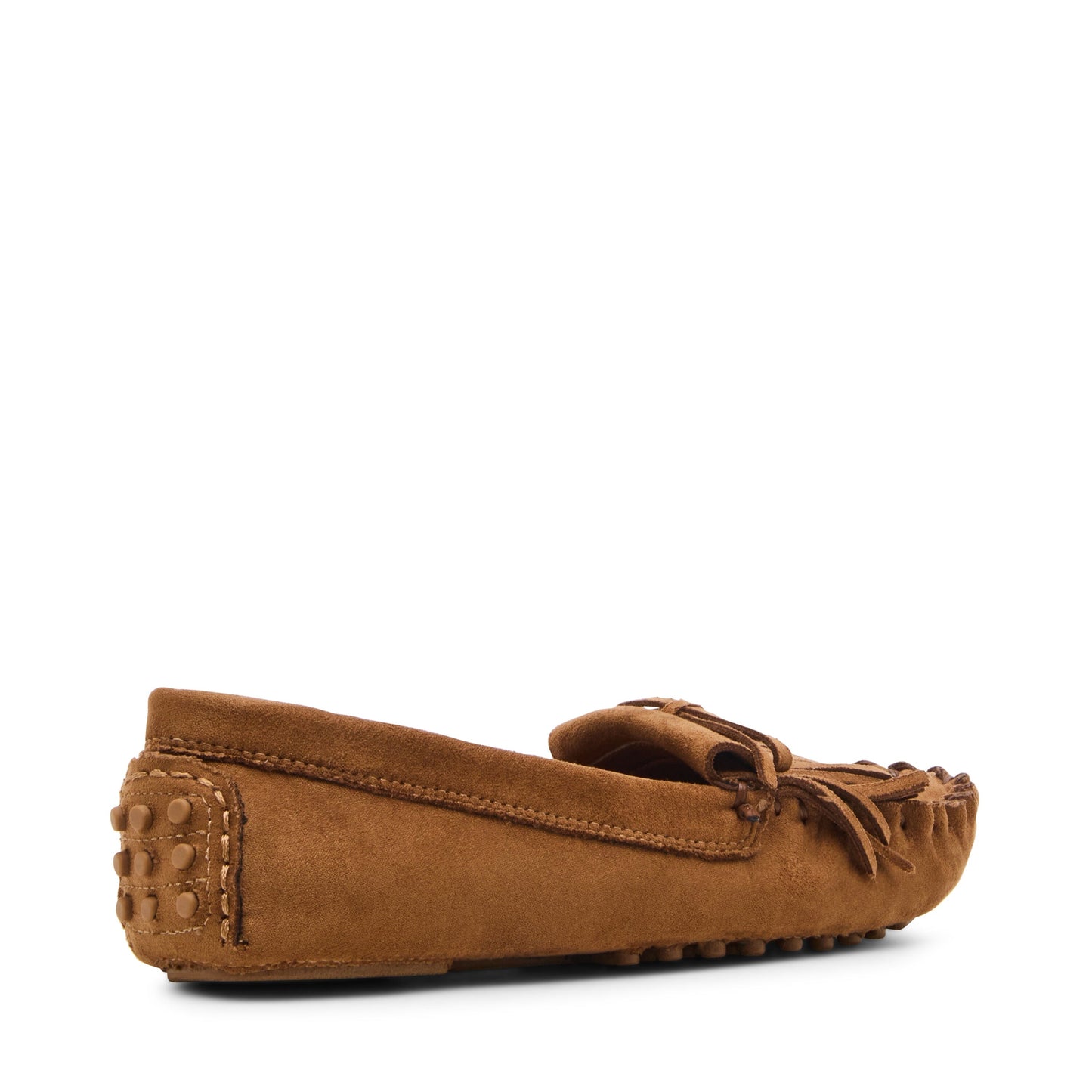 Anne Klein Cali Suede Fringe Moccasin Loafer