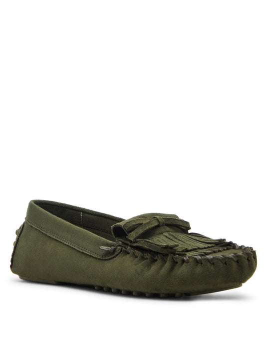 Anne Klein Cali Fringe Moccasin Loafer