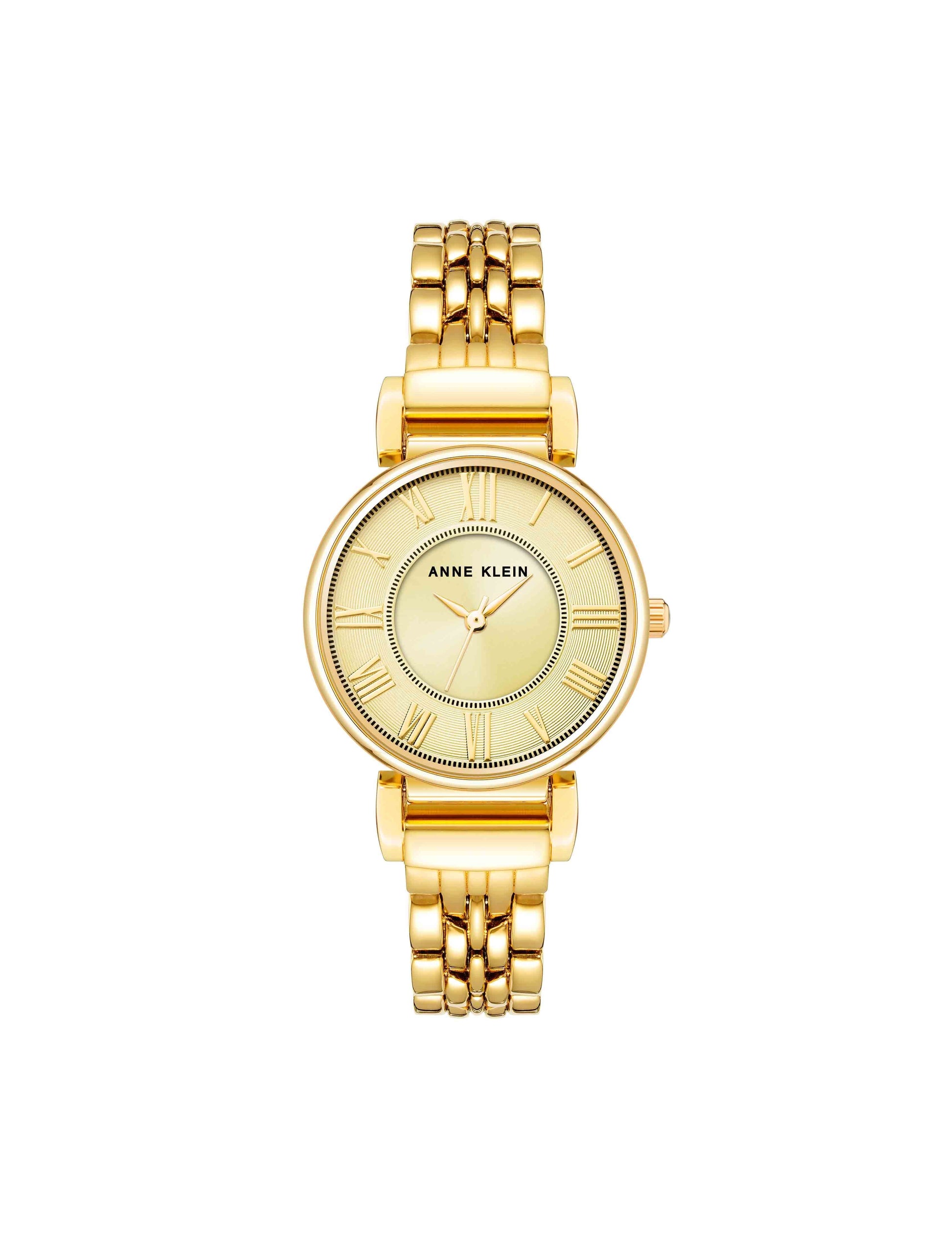Anne Klein Roman Numeral Dial Watch in Gold-Tone