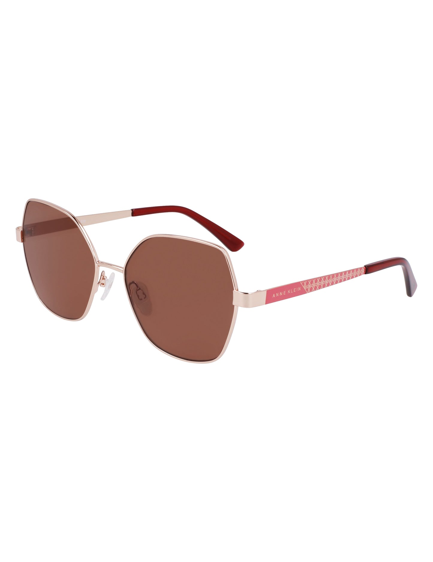 Anne Klein Anne Klein Rose Gold Sophisticated Butterfly Sunglasses