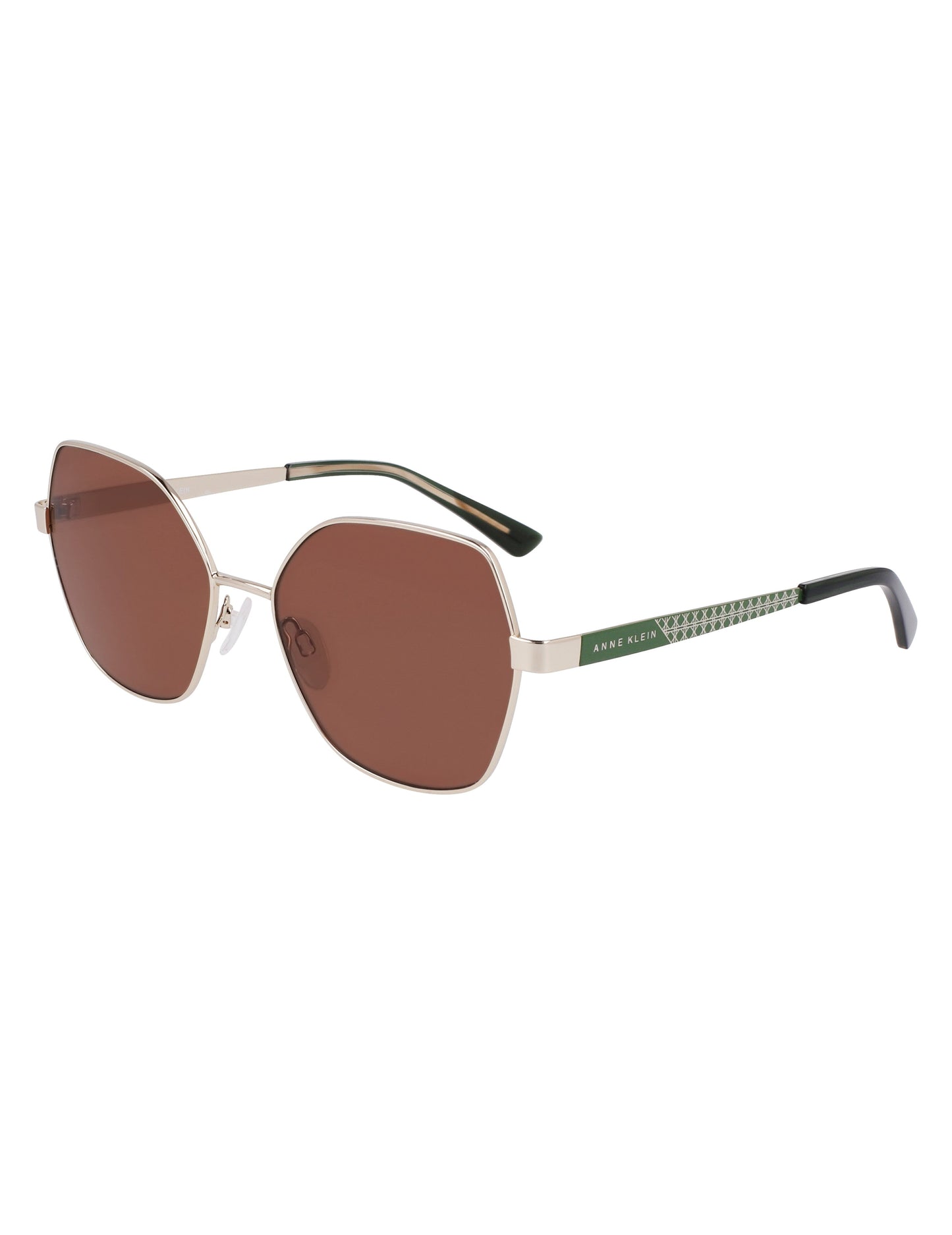 Anne Klein Anne Klein Gold Sophisticated Butterfly Sunglasses