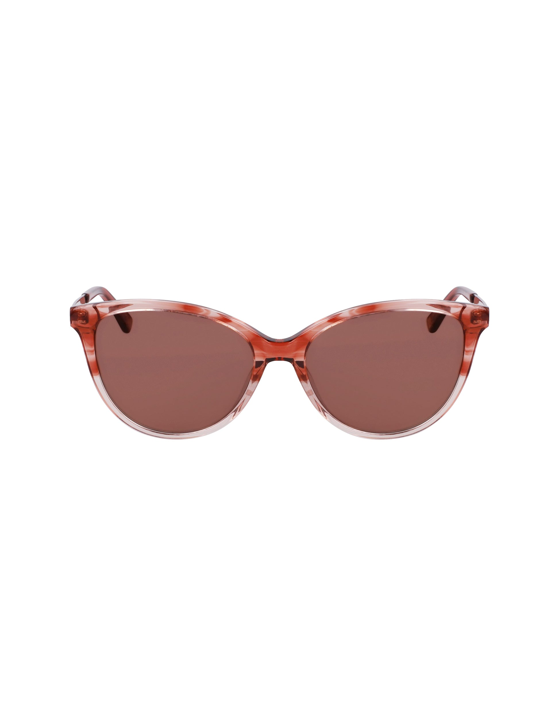 Anne Klein Anne Klein Blush Gradient Uplifting Rectangle Sunglasses