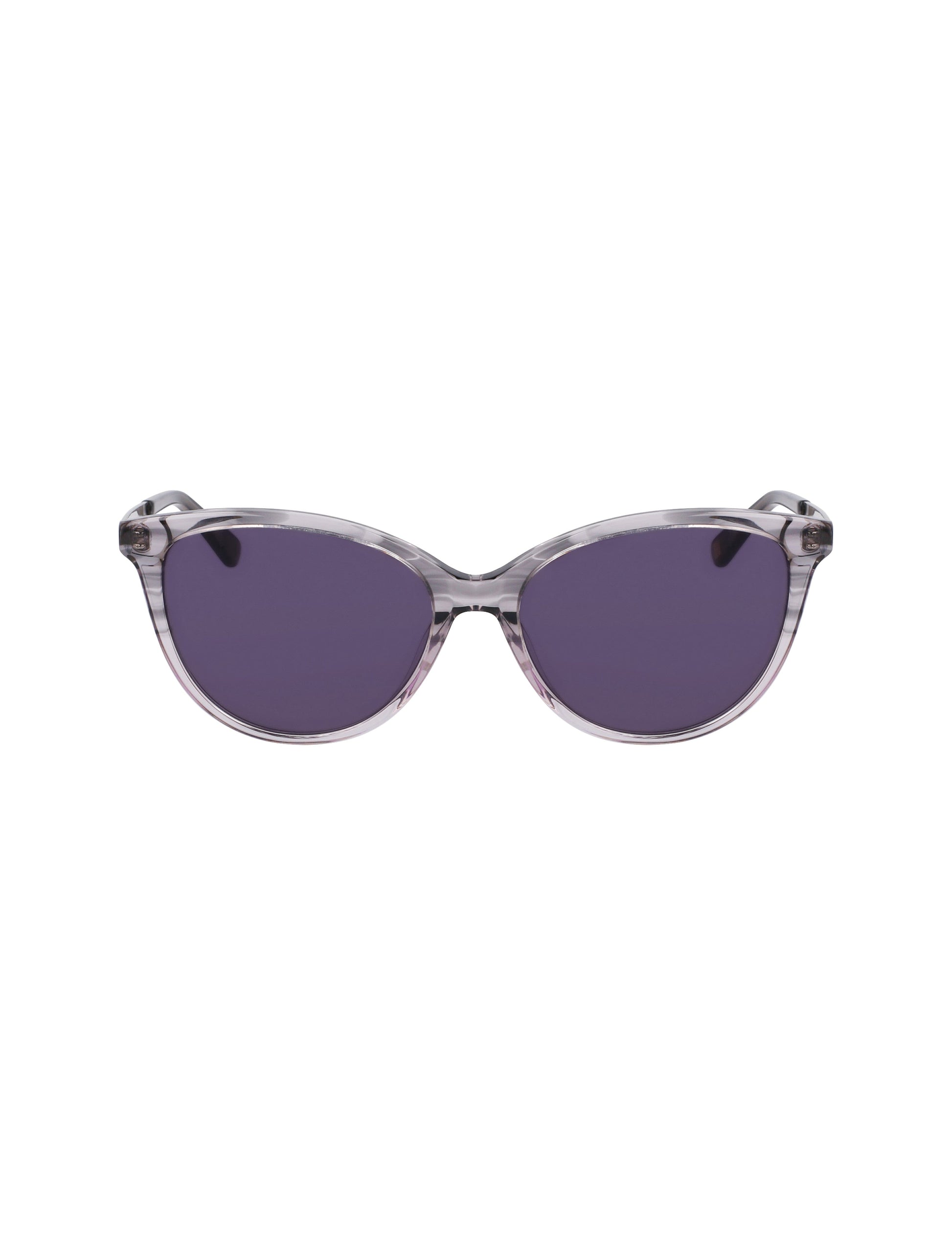 Anne Klein Anne Klein Grey Gradient Uplifting Rectangle Sunglasses