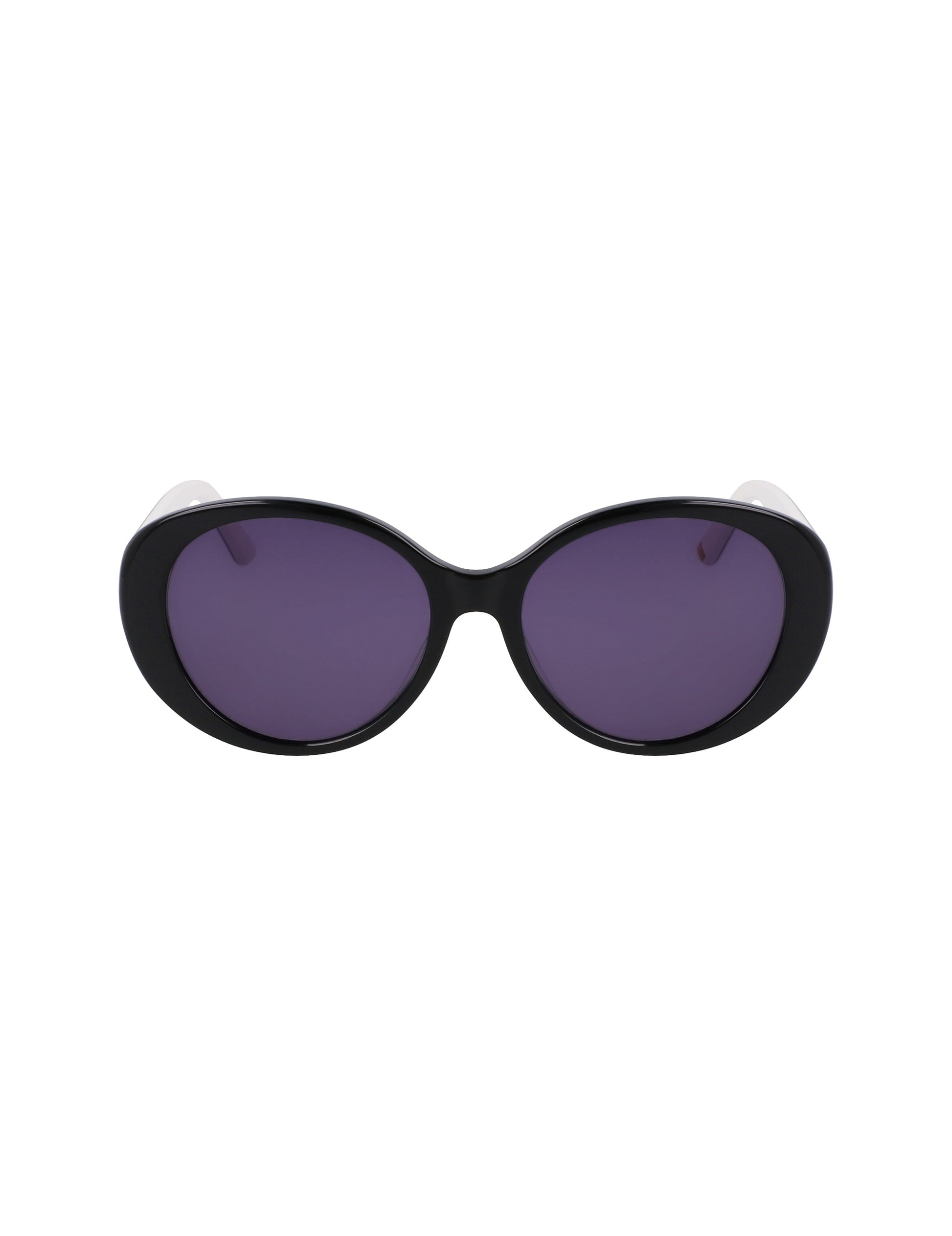 Anne Klein Anne Klein Black Glamorous Oval Sunglasses
