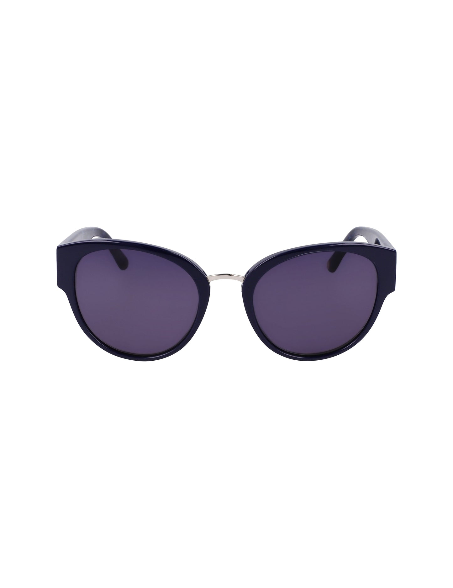 Anne Klein Anne Klein Navy Chic Rounded Cat-Eye Sunglasses