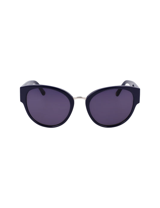 Anne Klein Anne Klein Navy Chic Rounded Cat-Eye Sunglasses