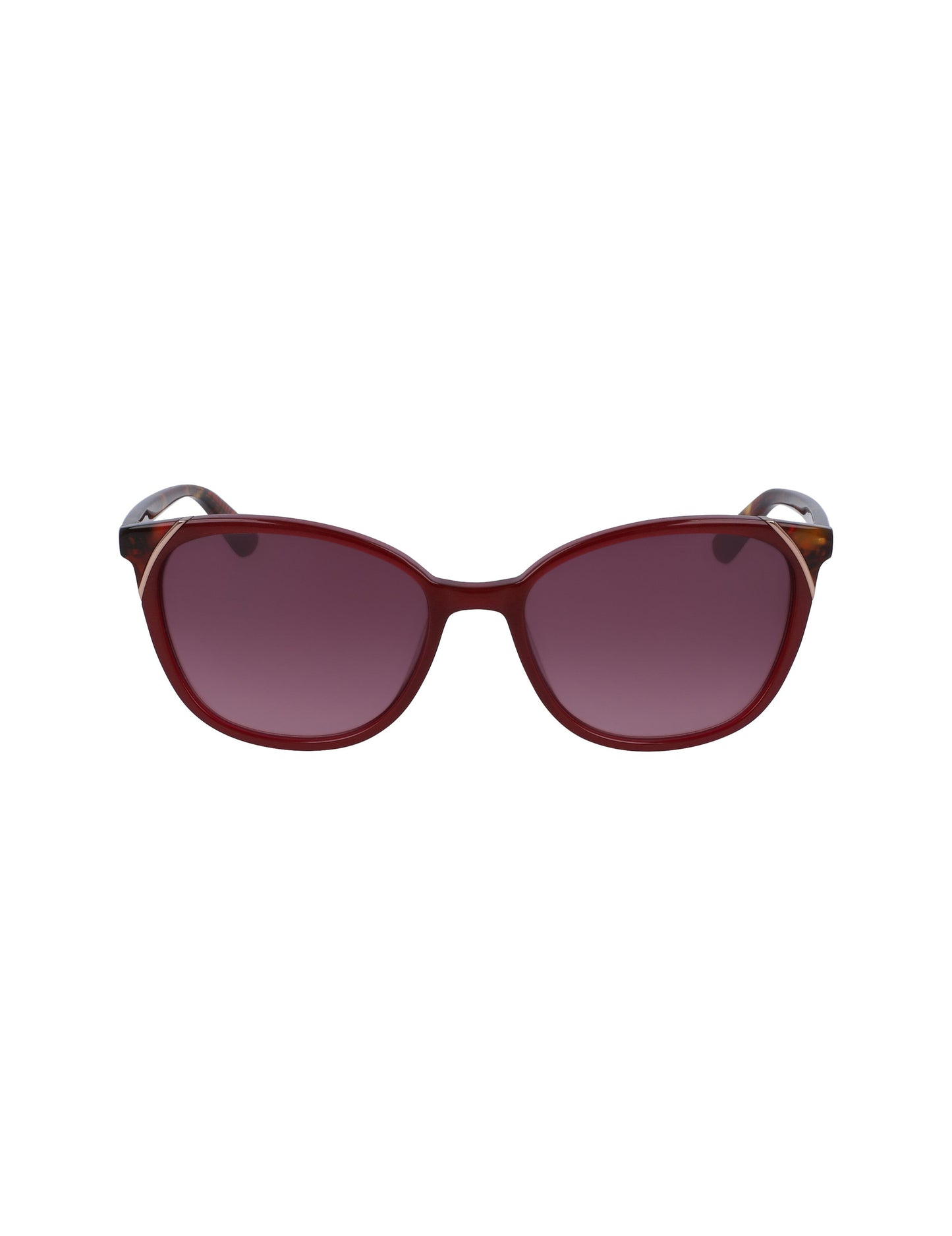 Anne Klein Anne Klein Merlot Modern Cat-Eye Sunglasses