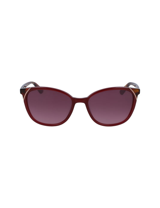 Anne Klein Anne Klein Merlot Modern Cat-Eye Sunglasses