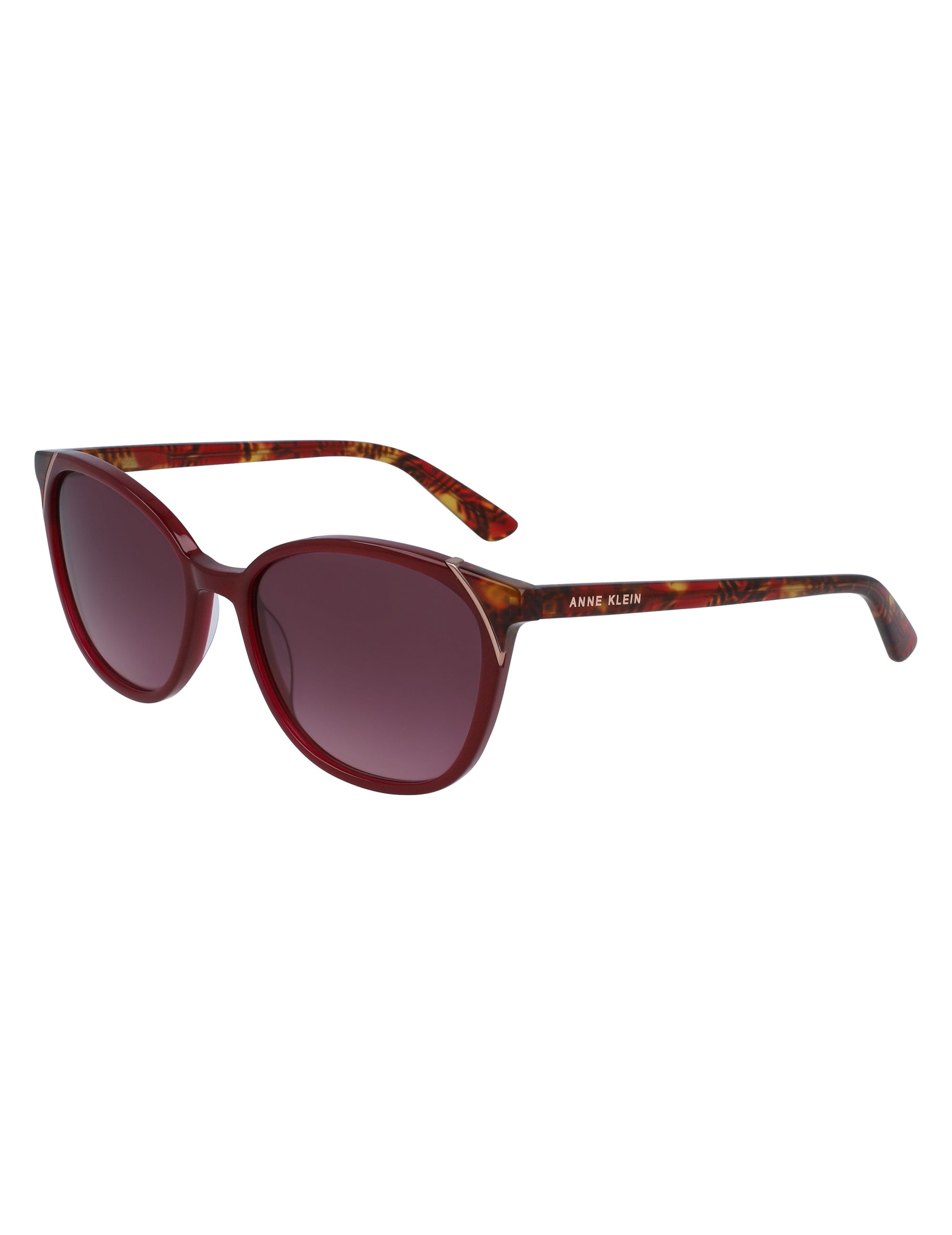 Anne Klein Anne Klein Merlot Modern Cat-Eye Sunglasses