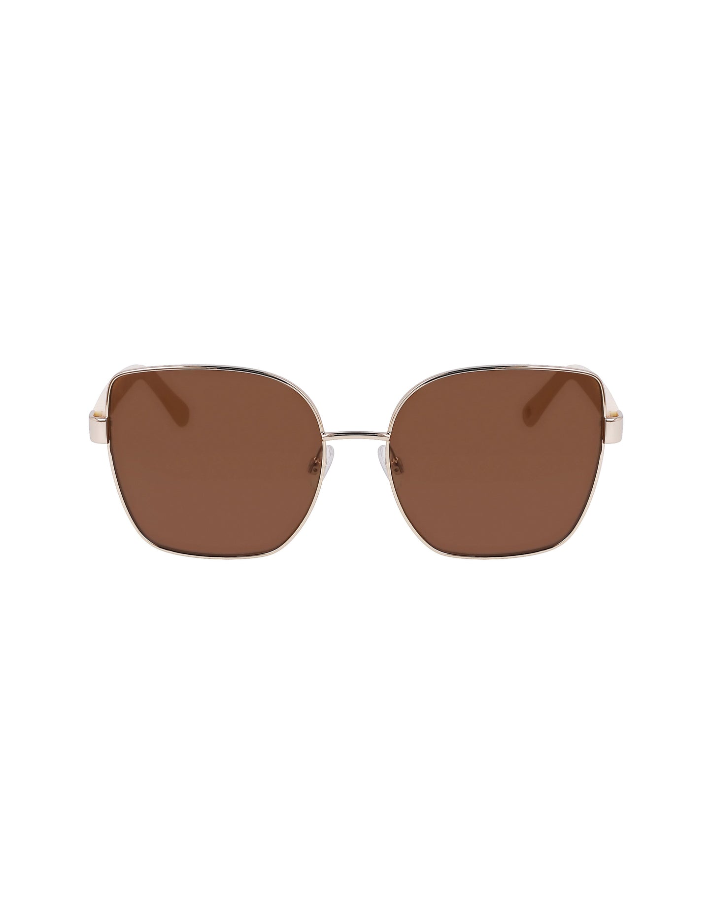 Anne Klein Anne Klein Gold Metal Braided Sunglasses