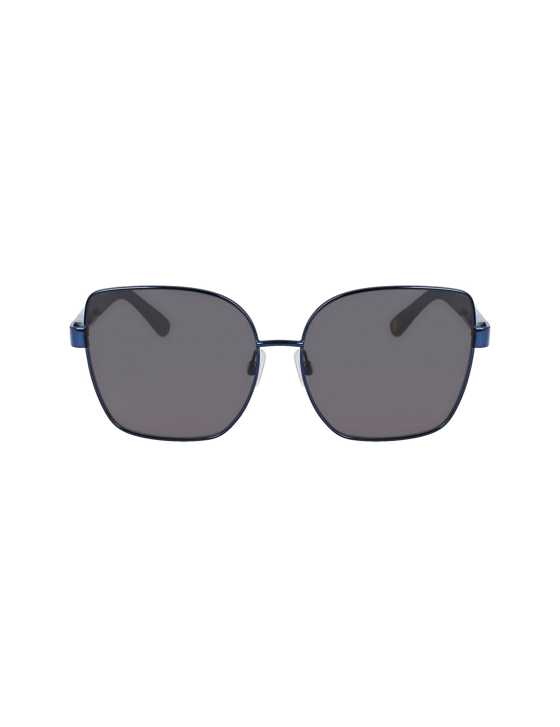 Anne Klein Anne Klein Navy Metal Braided Sunglasses