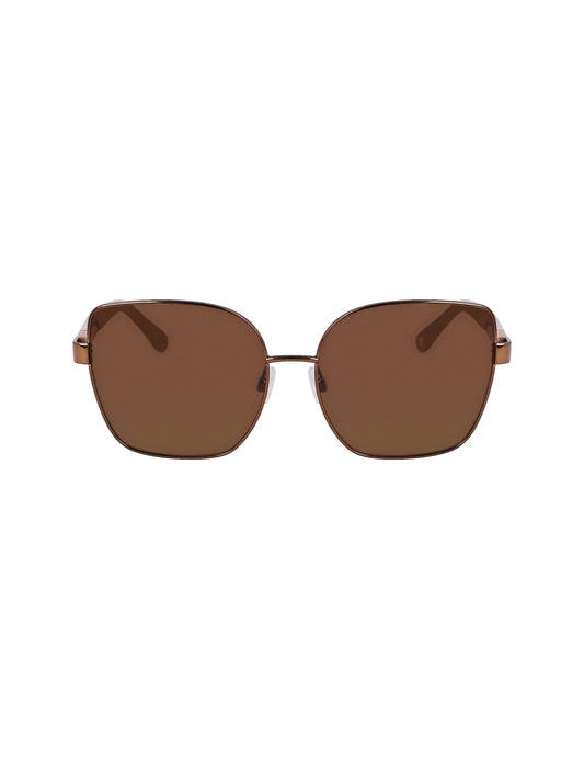 Anne Klein Anne Klein Mocha Metal Braided Sunglasses