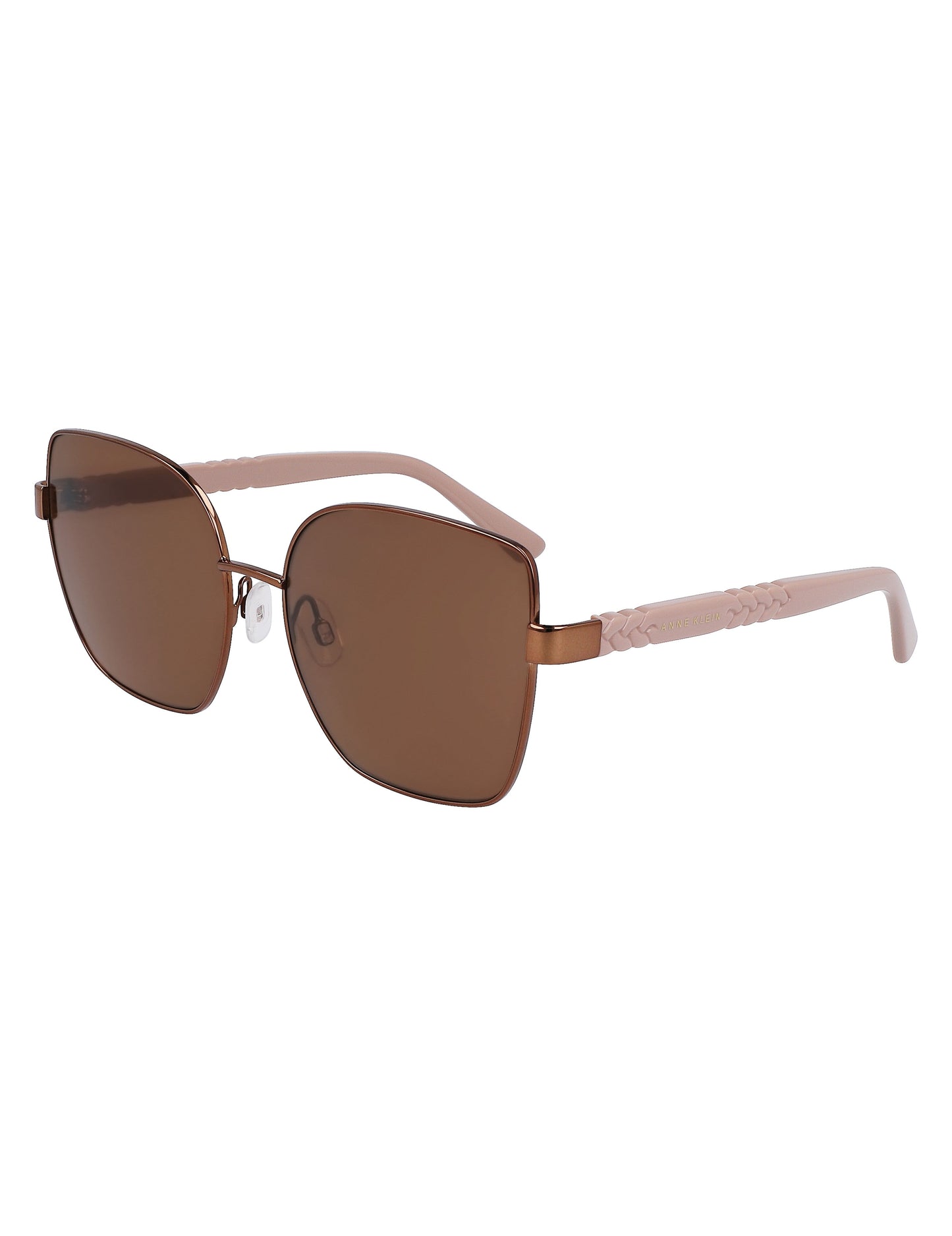 Anne Klein Anne Klein Mocha Metal Braided Sunglasses