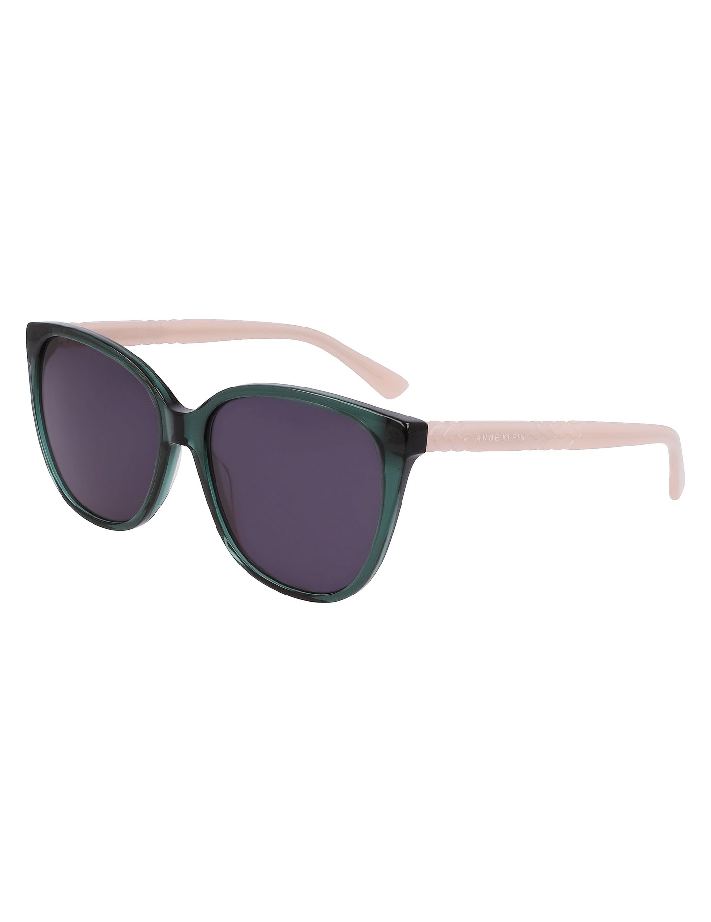 Anne Klein Anne Klein Olive Crystal Cat-Eye Braided Sunglasses