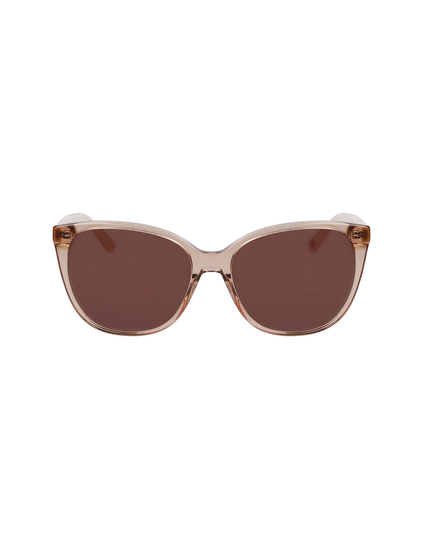Anne Klein Anne Klein Taupe Crystal Cat-Eye Braided Sunglasses