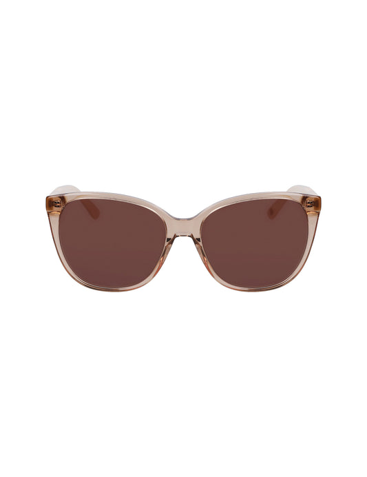 Anne Klein Anne Klein Taupe Crystal Cat-Eye Braided Sunglasses