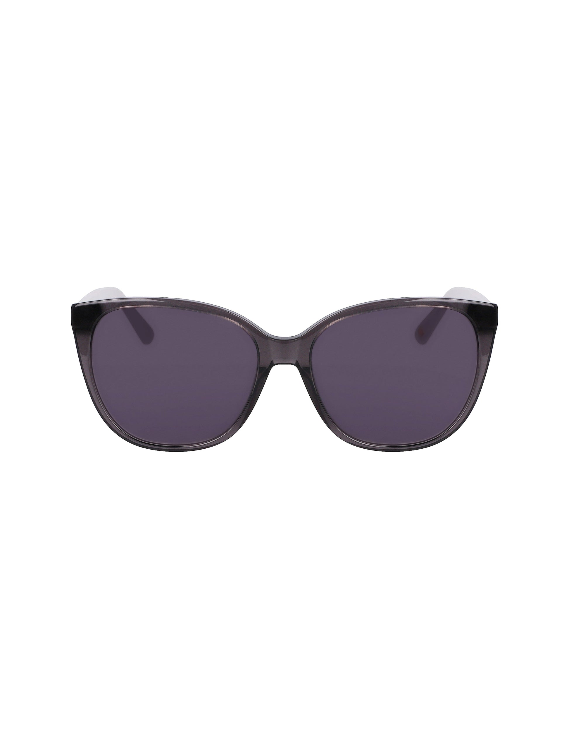 Anne Klein Anne Klein Grey Crystal Cat-Eye Braided Sunglasses