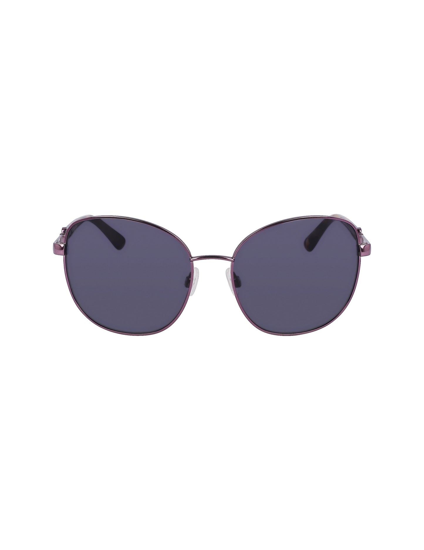 Anne Klein Anne Klein Plum Metal Round Leo Sunglasses