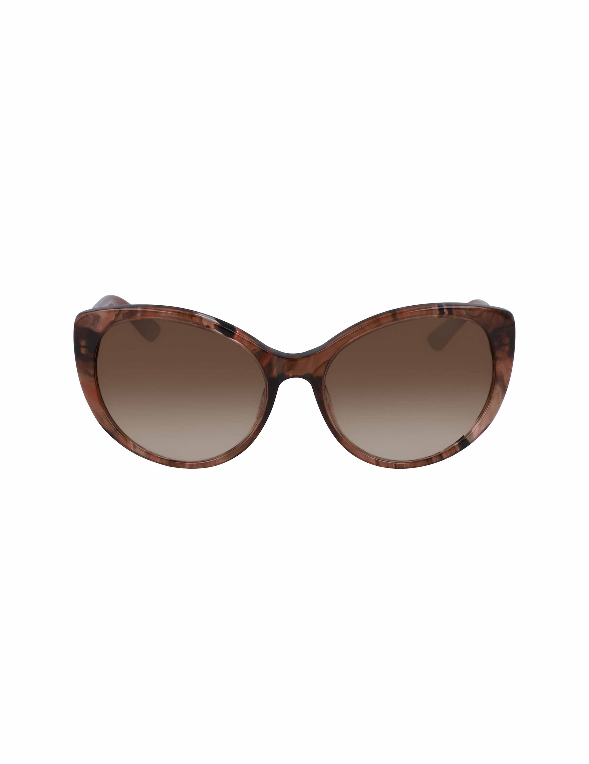Anne Klein Cat-Eye Sunglasses Rose Horn