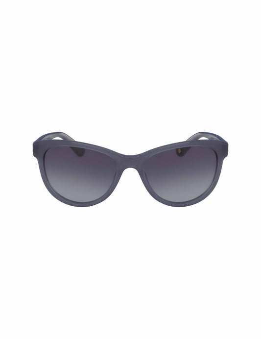 Anne Klein Cat-Eye Sunglasses Blue Horn
