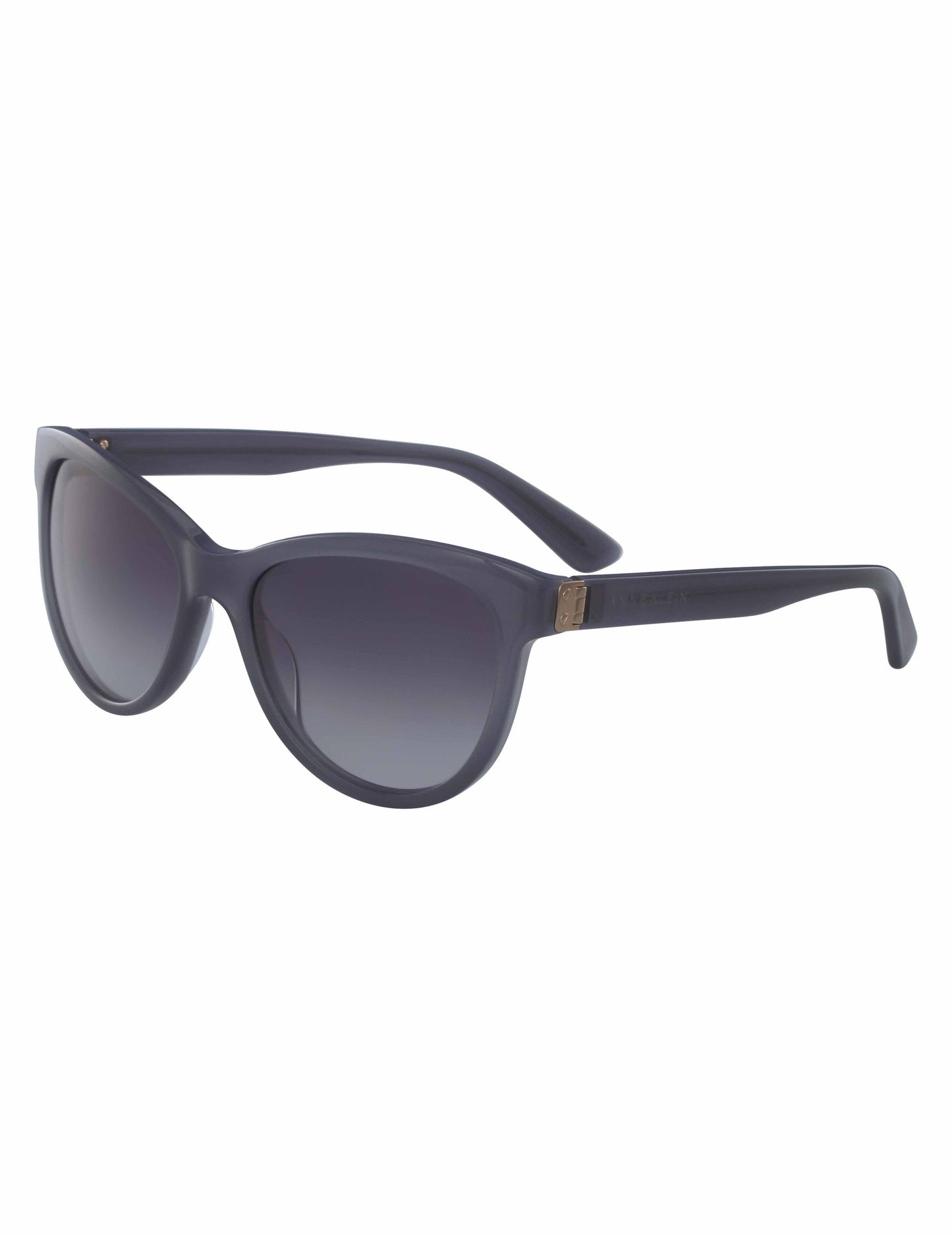 Anne Klein Cat-Eye Sunglasses Blue Horn
