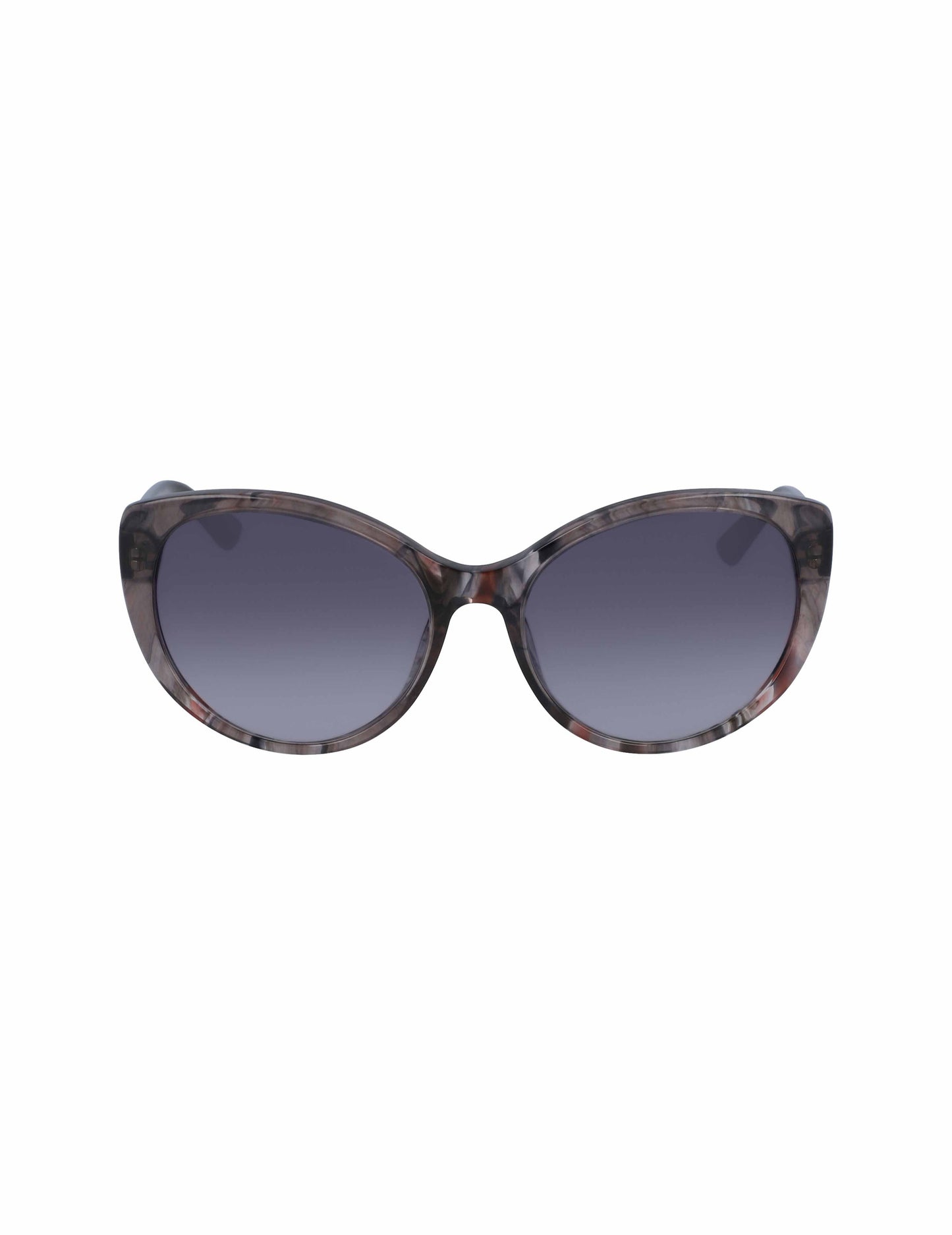 Anne Klein Cat-Eye Sunglasses Smoke Horn