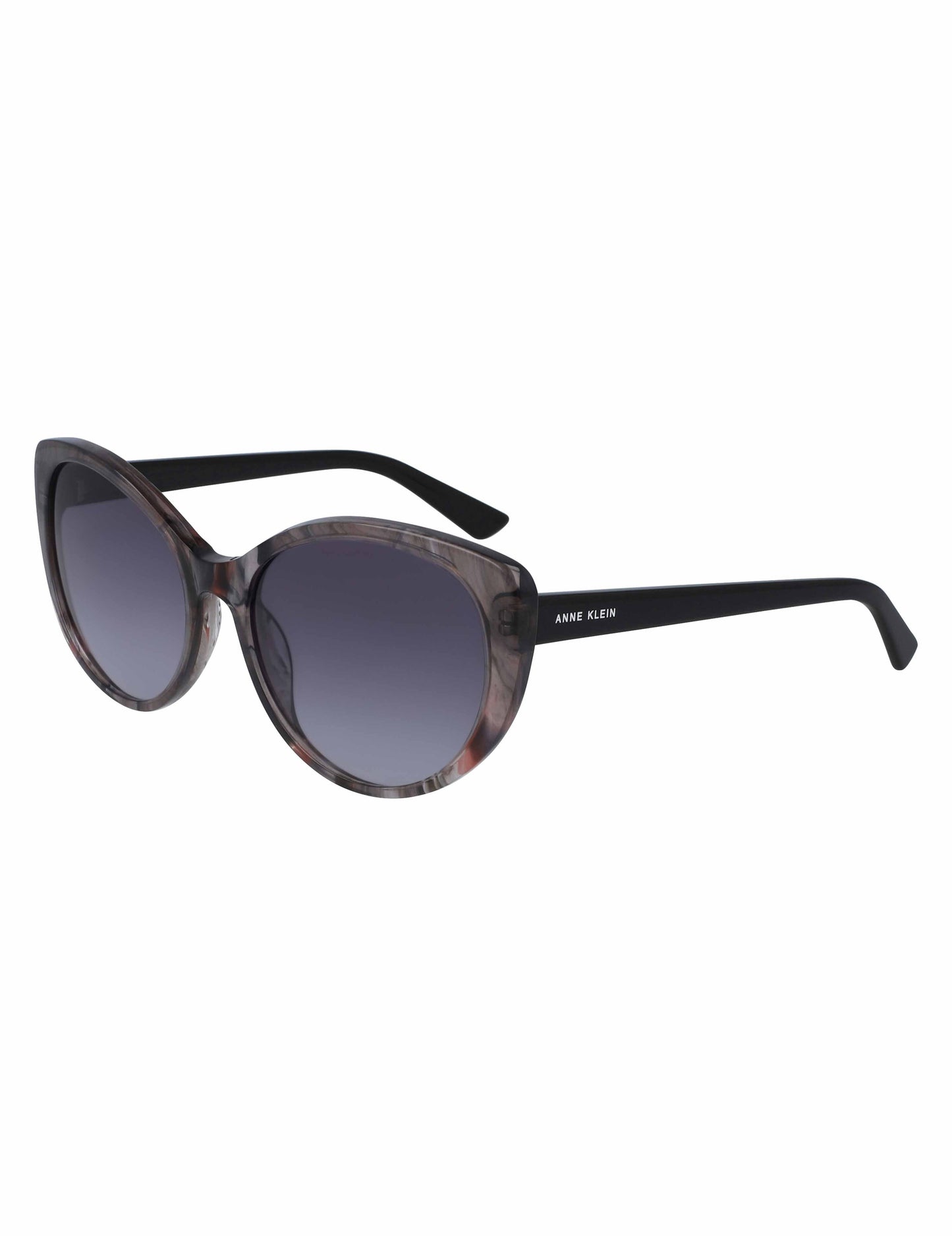 Anne Klein Cat-Eye Sunglasses Smoke Horn