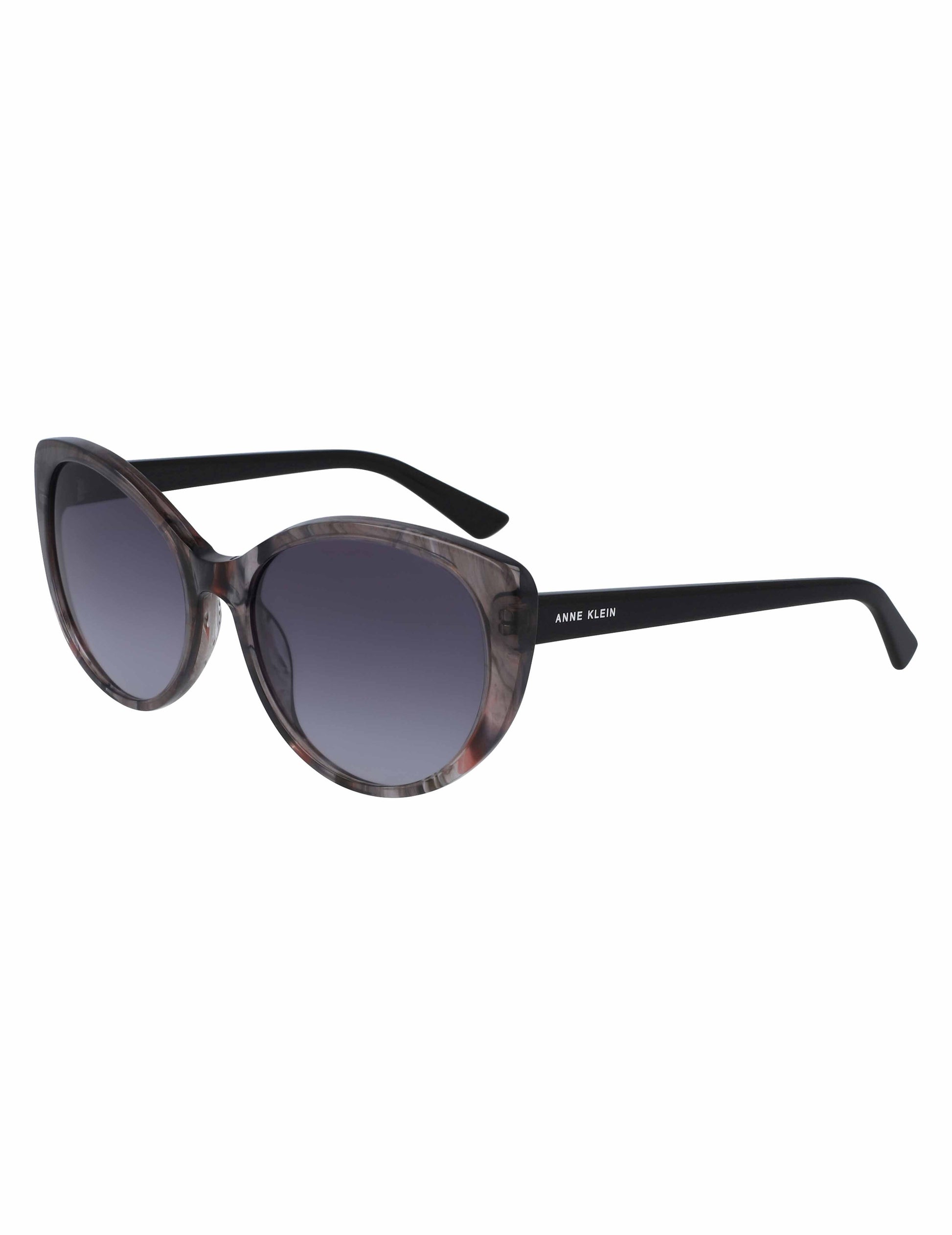 Anne Klein Cat-Eye Sunglasses Smoke Horn