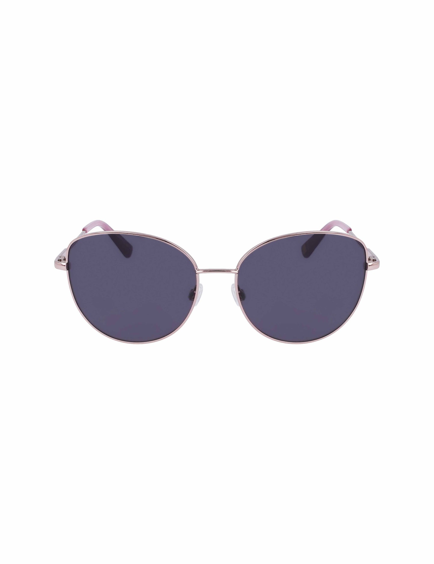 Anne Klein Trendy Round Sunglasses Rose Gold