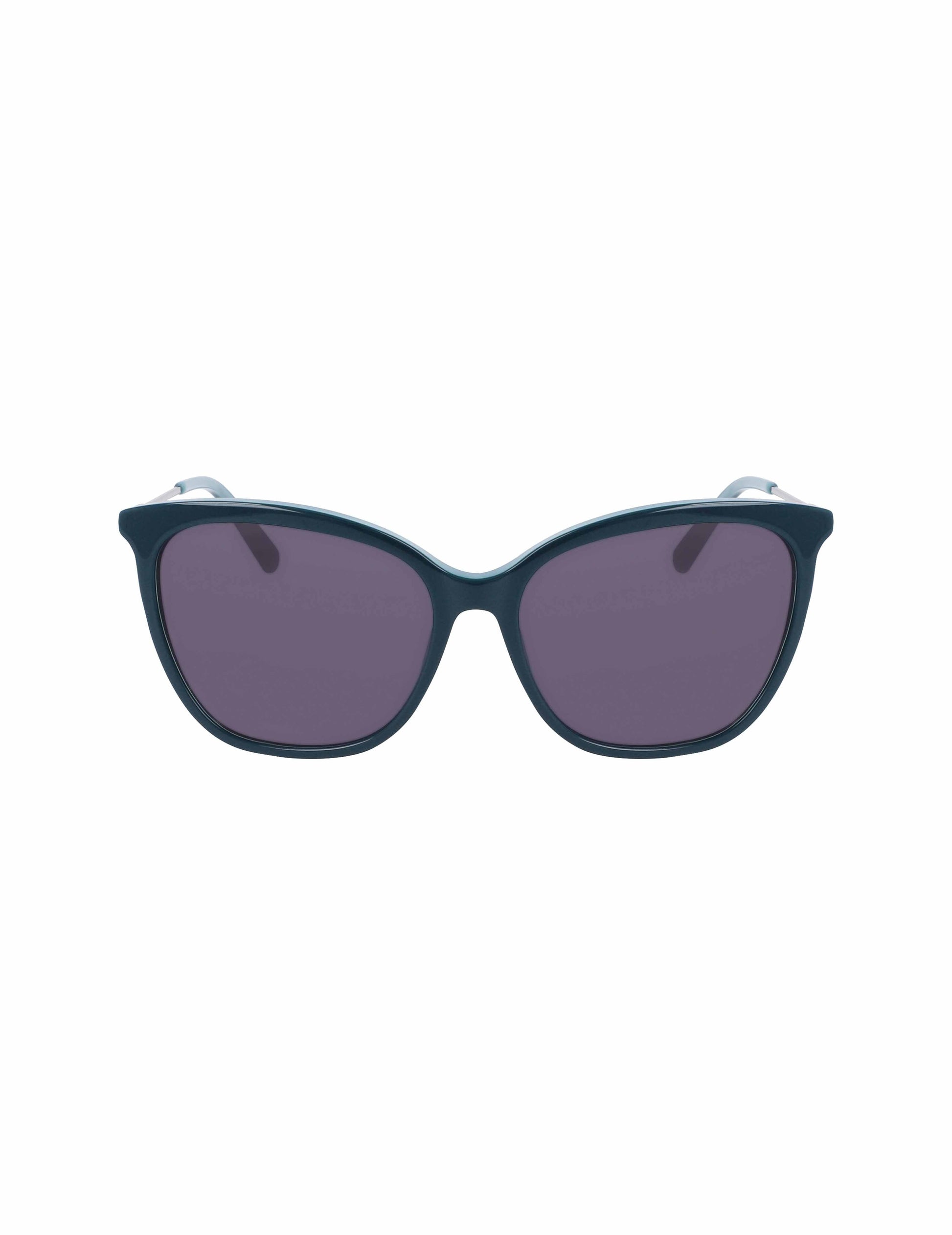 Anne Klein Oversized Square Sunglasses Teal