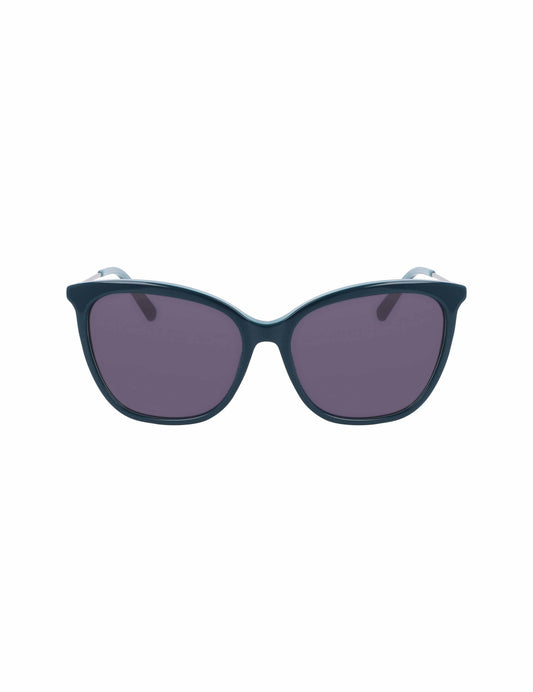 Anne Klein Oversized Square Sunglasses Teal