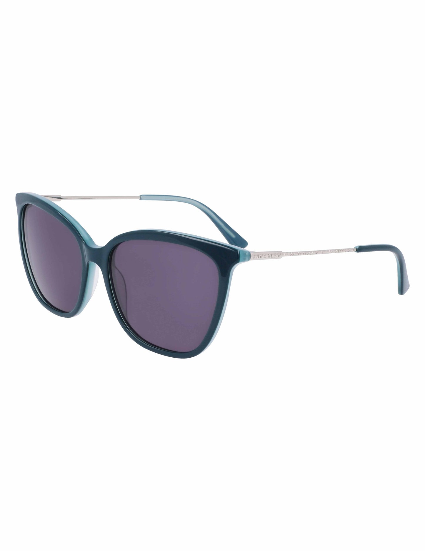Anne Klein Oversized Square Sunglasses Teal