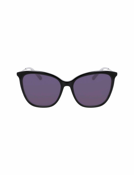 Anne Klein Oversized Square Sunglasses Black
