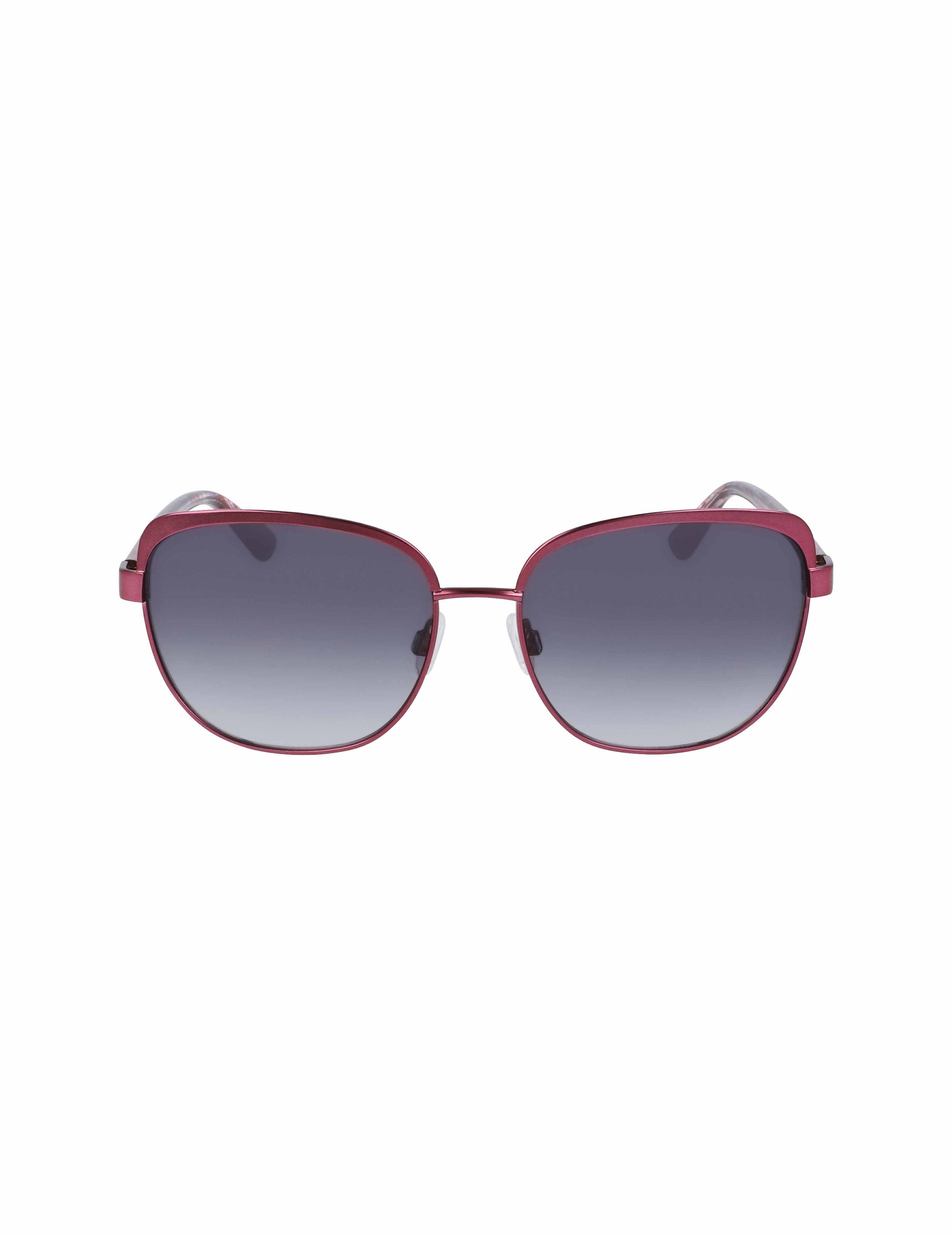 Anne Klein Uplifting Square Sunglasses Plum