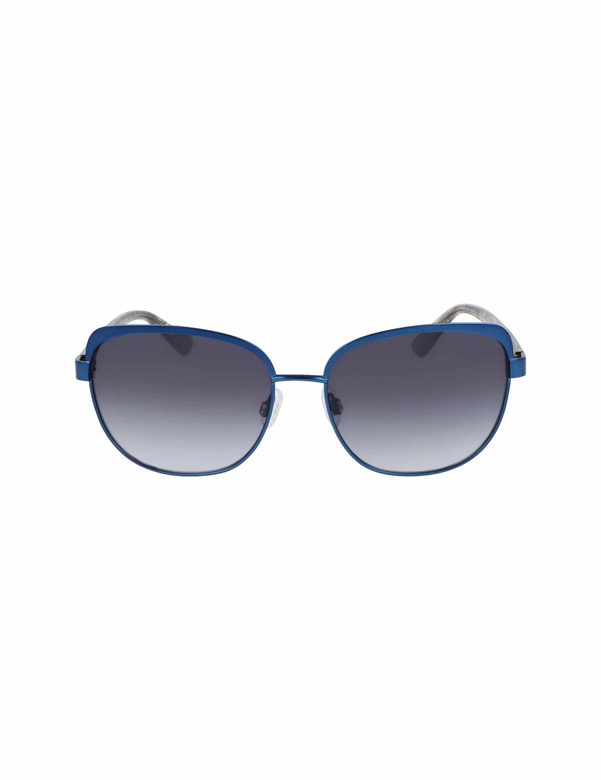 Anne Klein Uplifting Square Sunglasses Navy