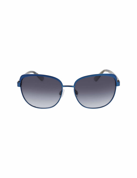 Anne Klein Uplifting Square Sunglasses Navy