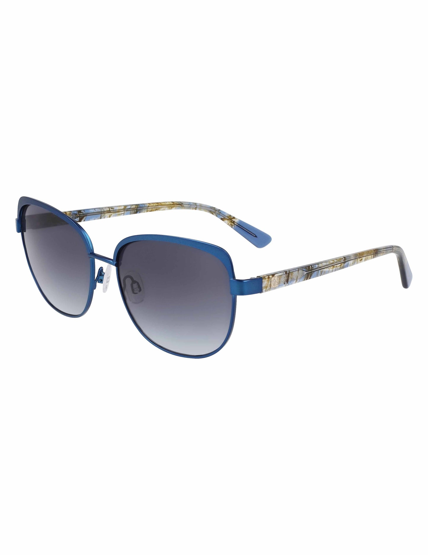 Anne Klein Uplifting Square Sunglasses Navy