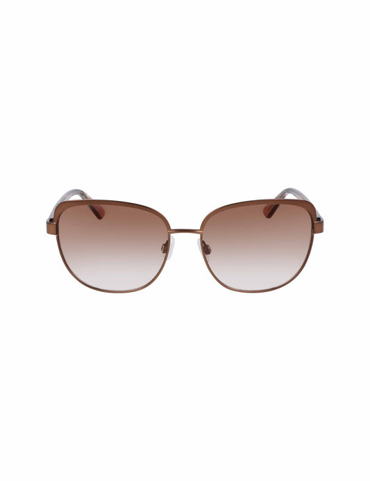 Anne Klein Uplifting Square Sunglasses Mocha