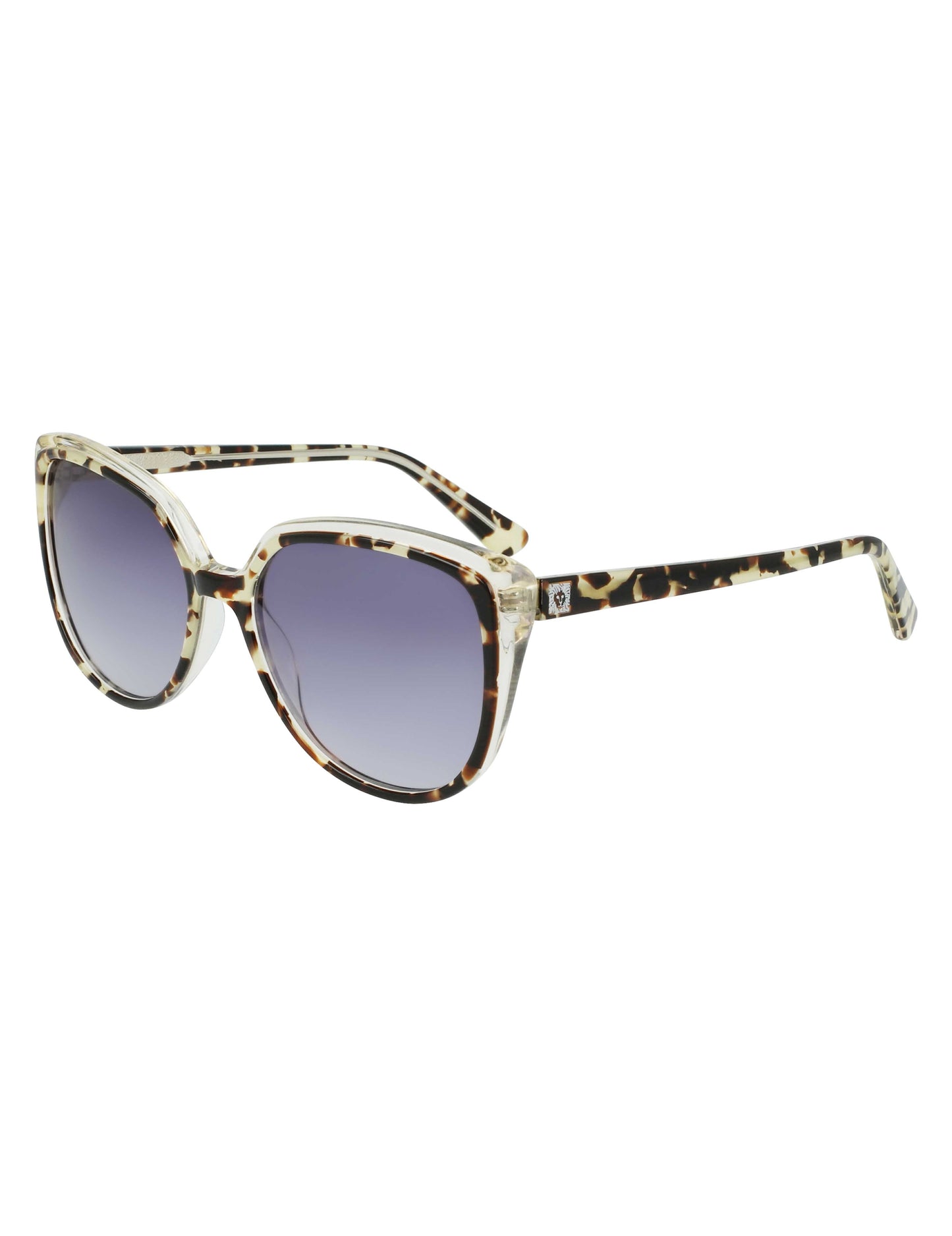 Anne Klein Tortoise Cat-Eye Sunglasses Ivory
