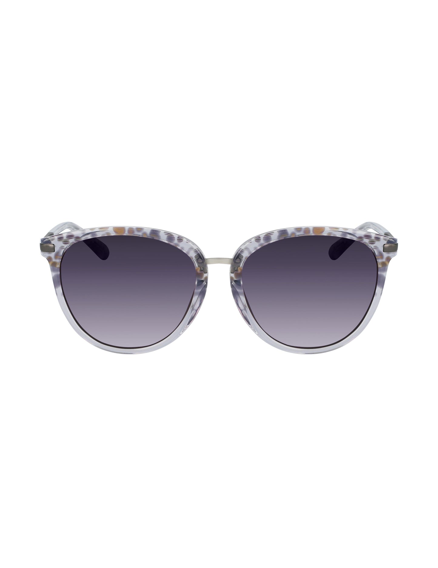 Anne Klein Square Animal Sunglasses Grey