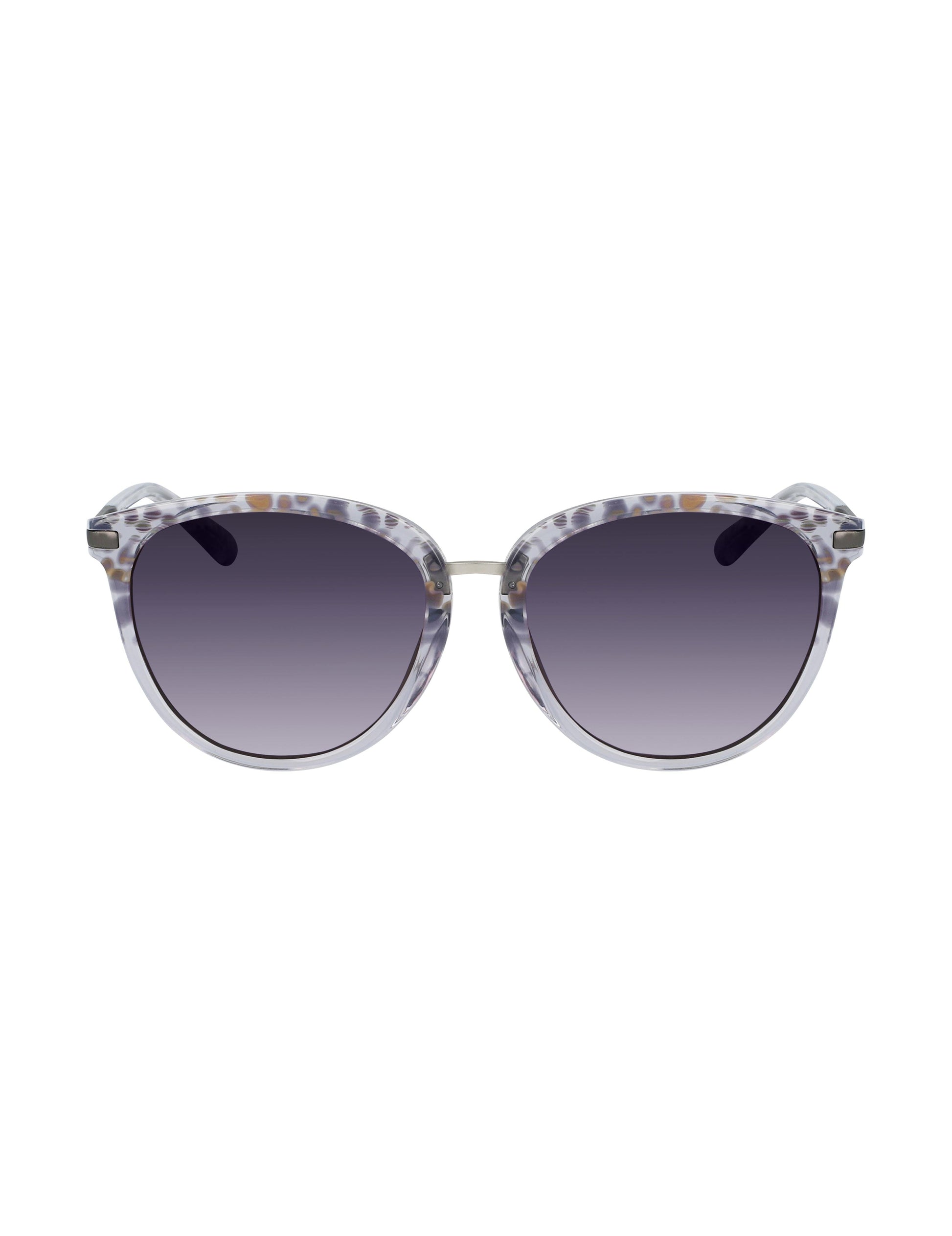 Anne Klein Square Animal Sunglasses Grey