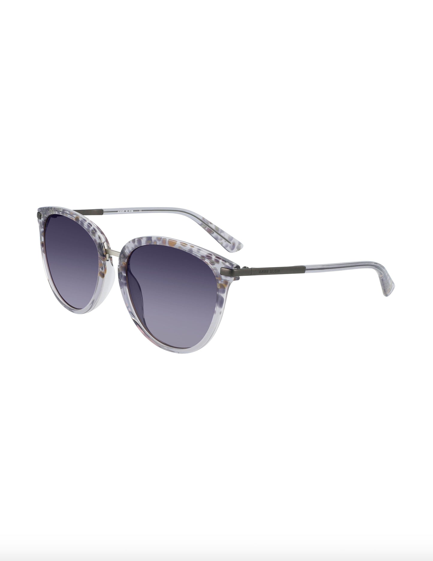 Anne Klein Square Animal Sunglasses Grey