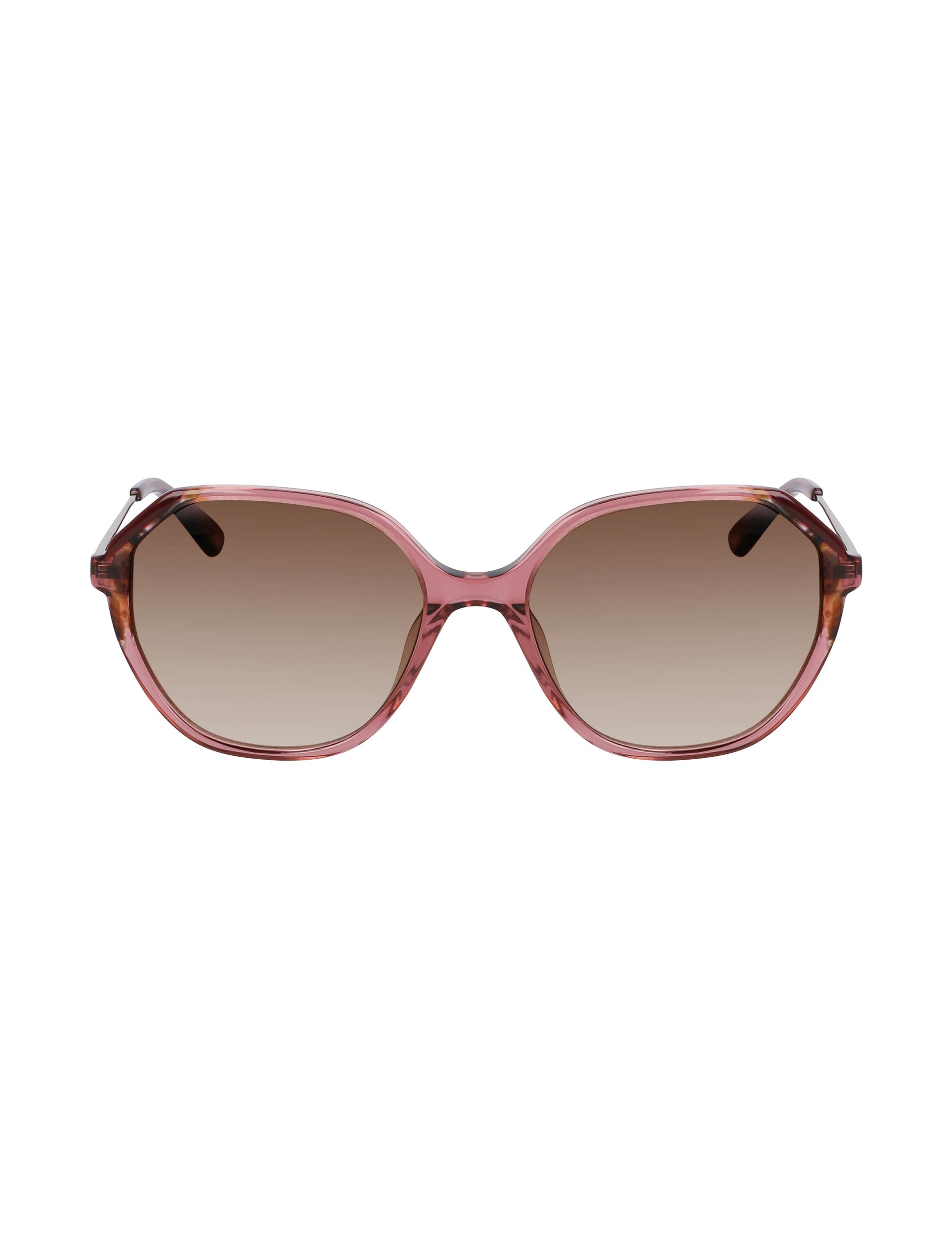 Anne Klein Anne Klein Merlot Geometric Sunglasses