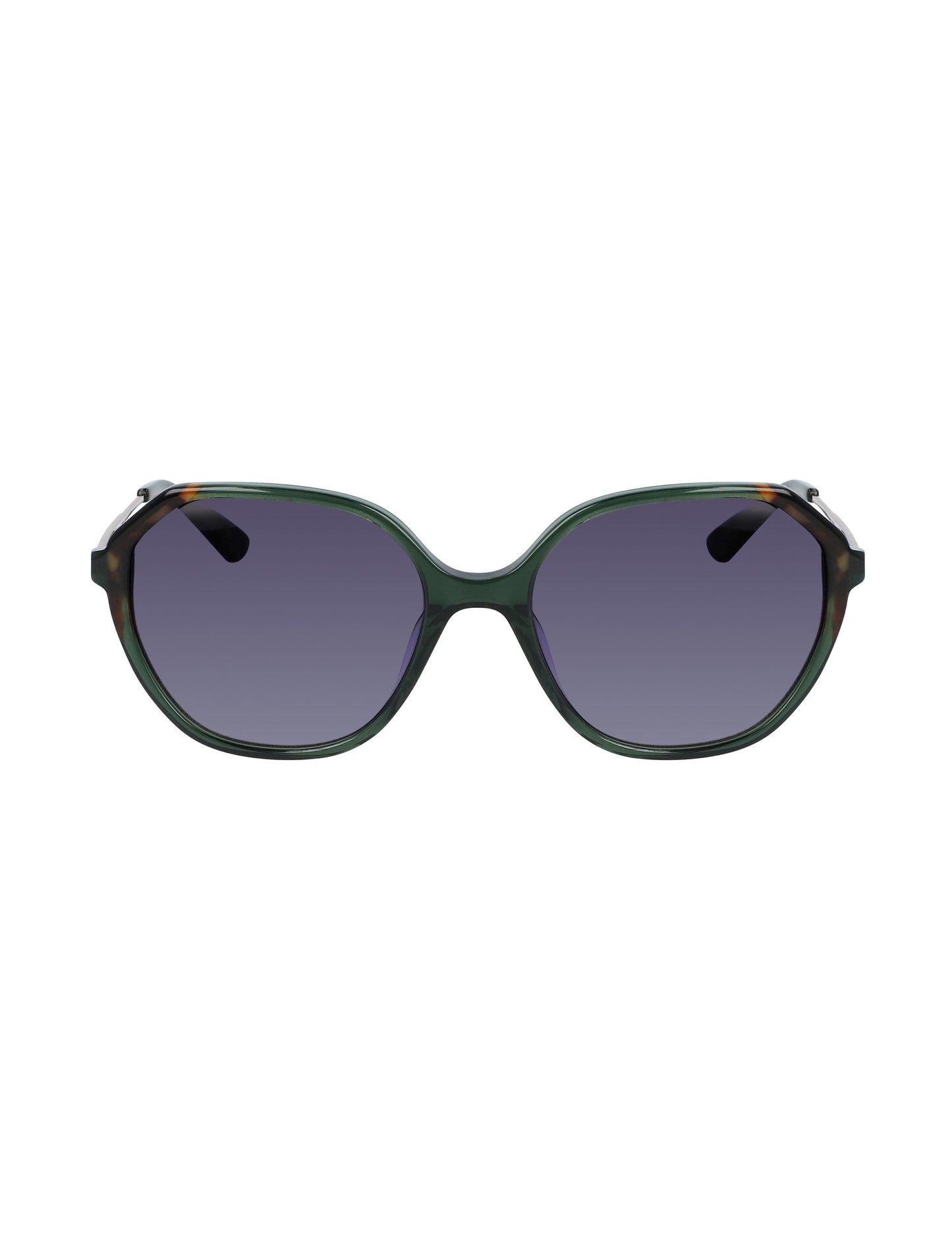 Anne Klein Anne Klein Olive Geometric Sunglasses