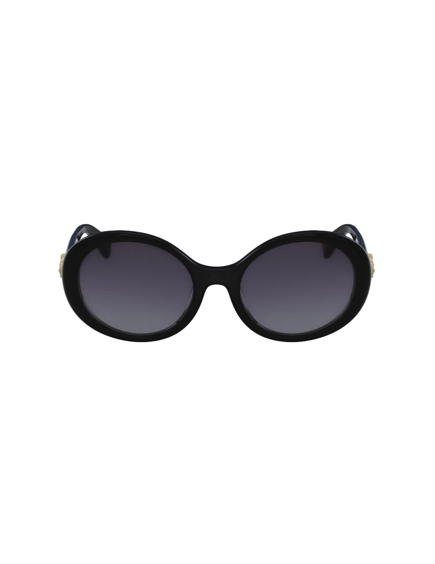 Anne Klein Anne Klein Black Vintage Round Sunglasses