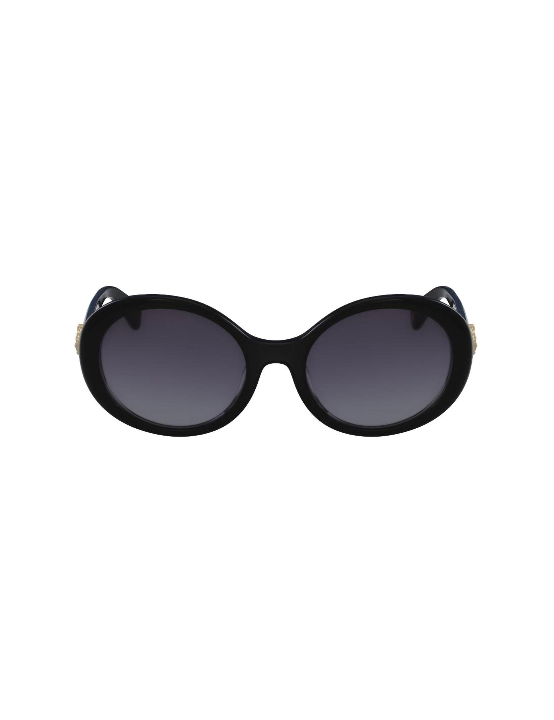 Anne Klein Anne Klein Black Vintage Round Sunglasses