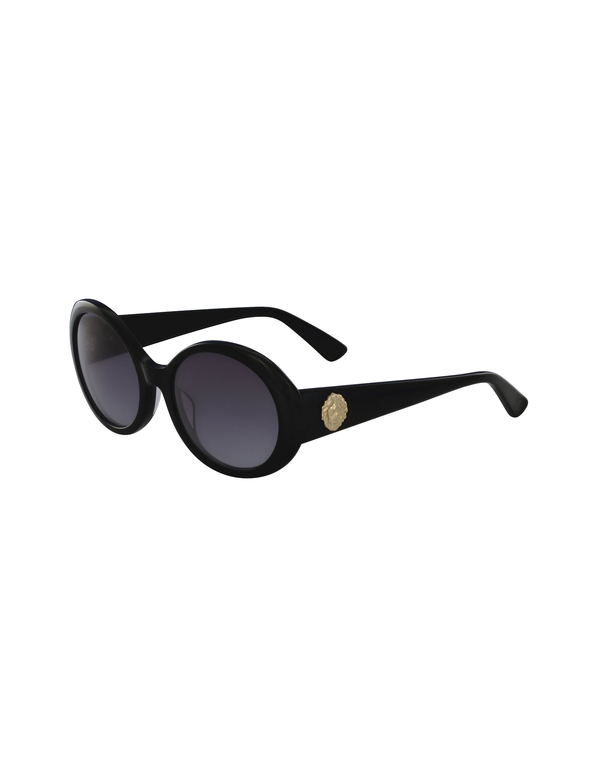 Anne Klein Anne Klein Black Vintage Round Sunglasses