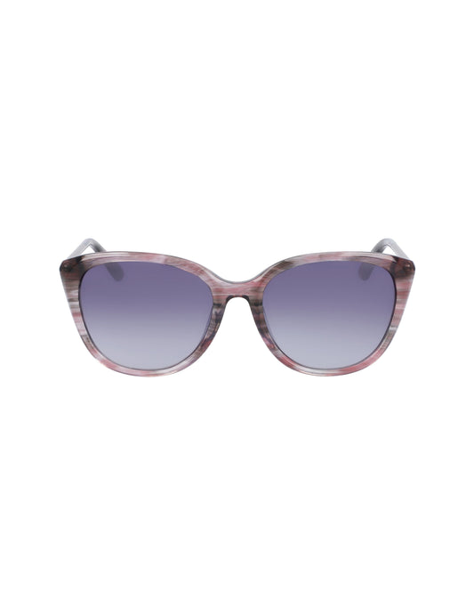 Anne Klein Anne Klein Plum Cateye Combo Sunglasses